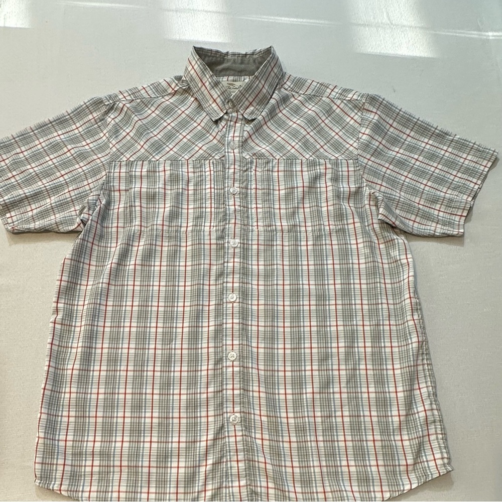 Bob Timberlake Plaid Fishing Shirt Size L